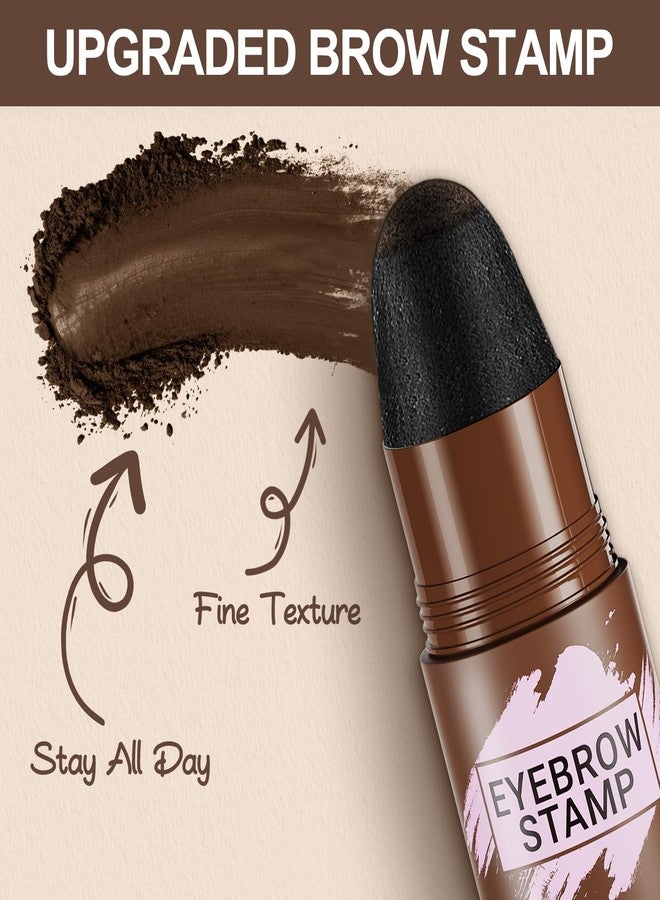iMethod Eyebrow Stamp Stencil Kit - Eyebrow Powder, Makeup for Natural-Looking Brows, Eyebrow Stamp Kit with 27 Reusable Stencils, Easy to Use, Waterproof & Smudge-Proof, Long-Lasting, Brown - Image 4